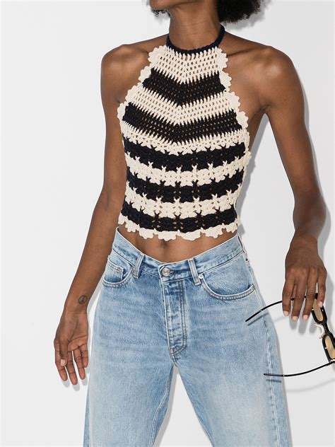 gucci crochet top